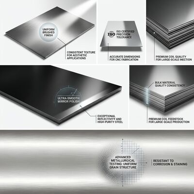 8K Super Mirror Finish 304 нержавеющая сталь с 95% отражательностью и коррозионно-устойчивым 304 субстрат для лифтовой облицовки